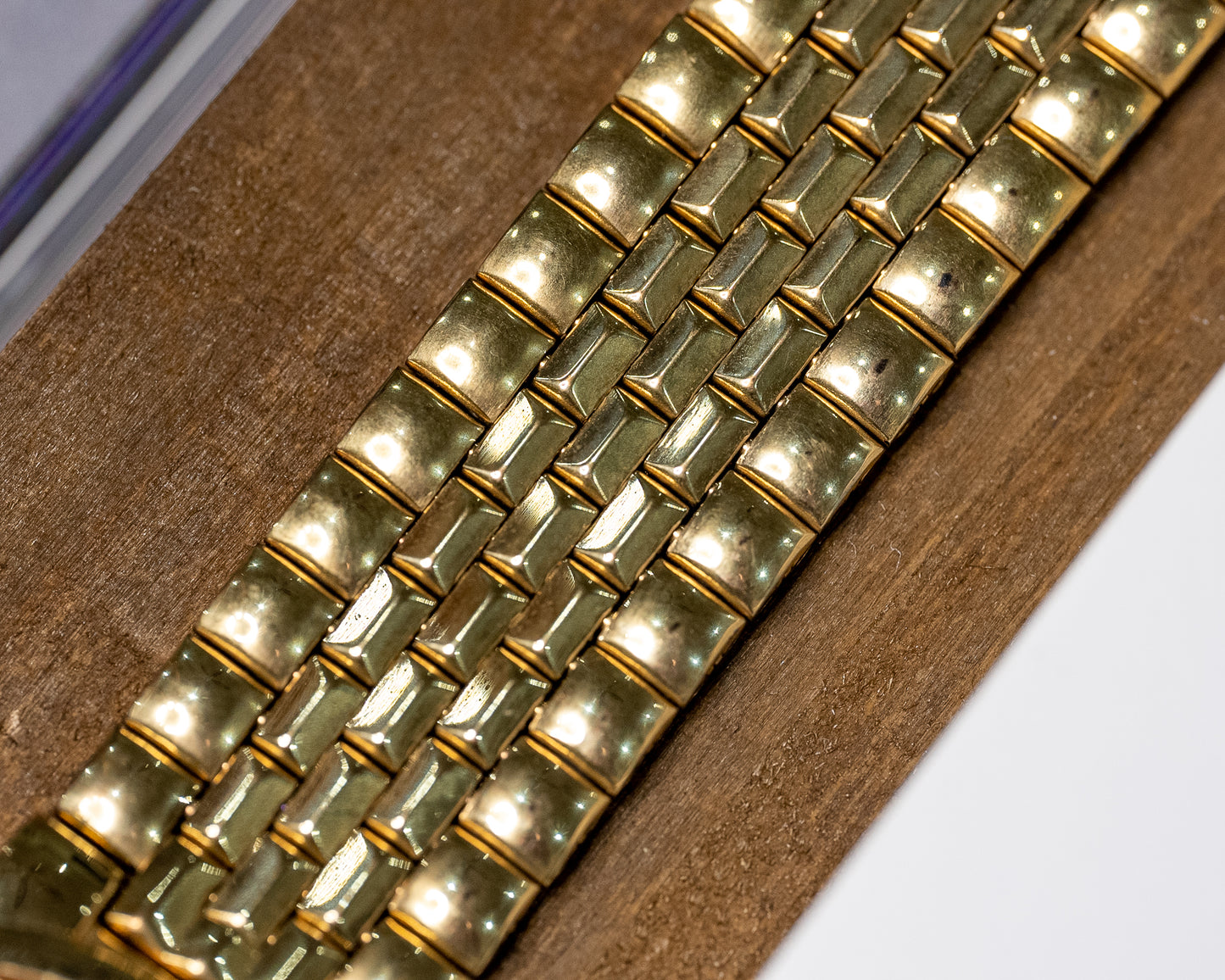 1980s Gold Tone Seiko with Snowflake Dial