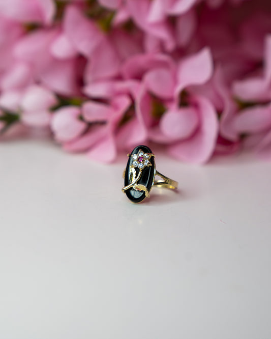 14kt Flower Ring