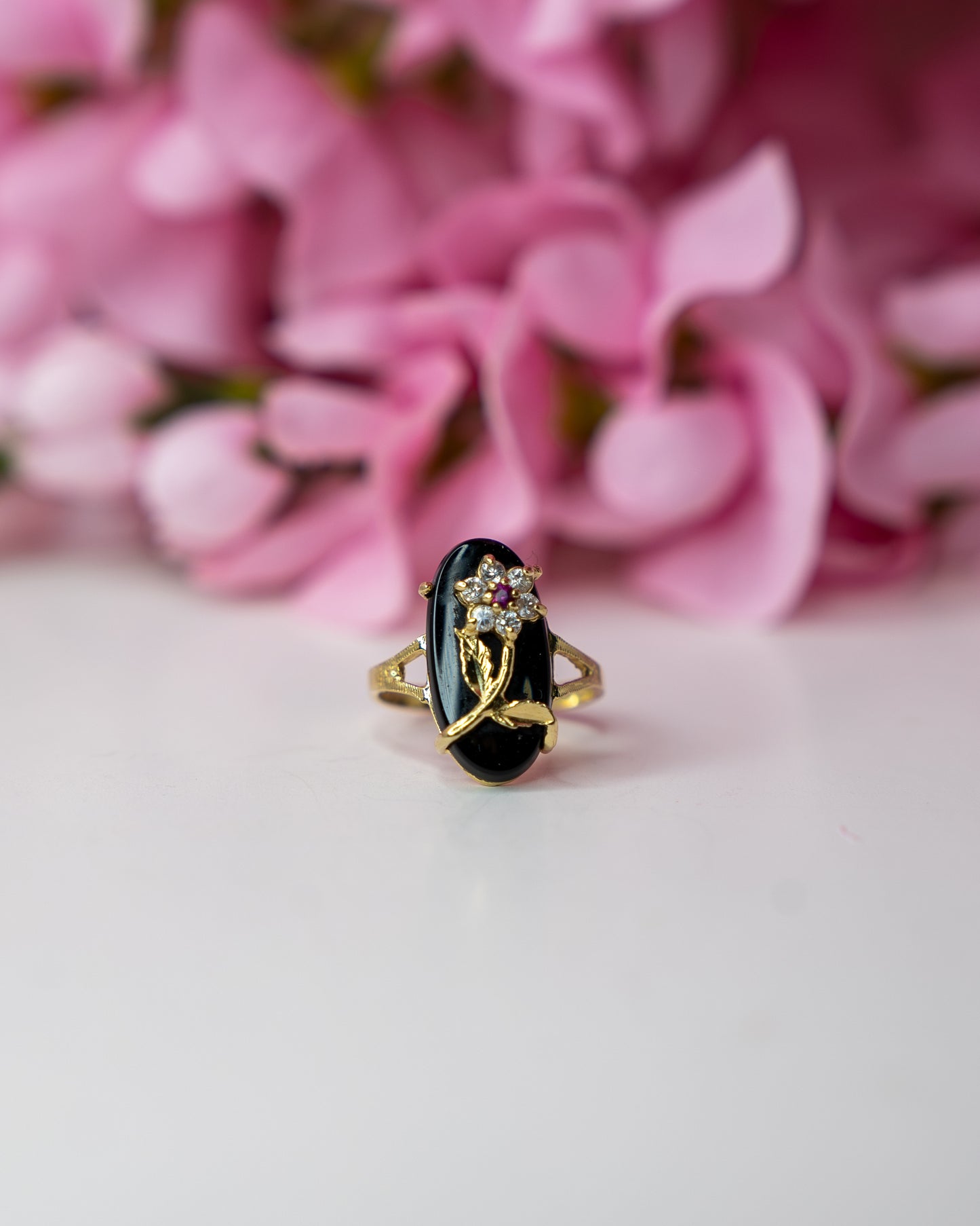 14kt Flower Ring