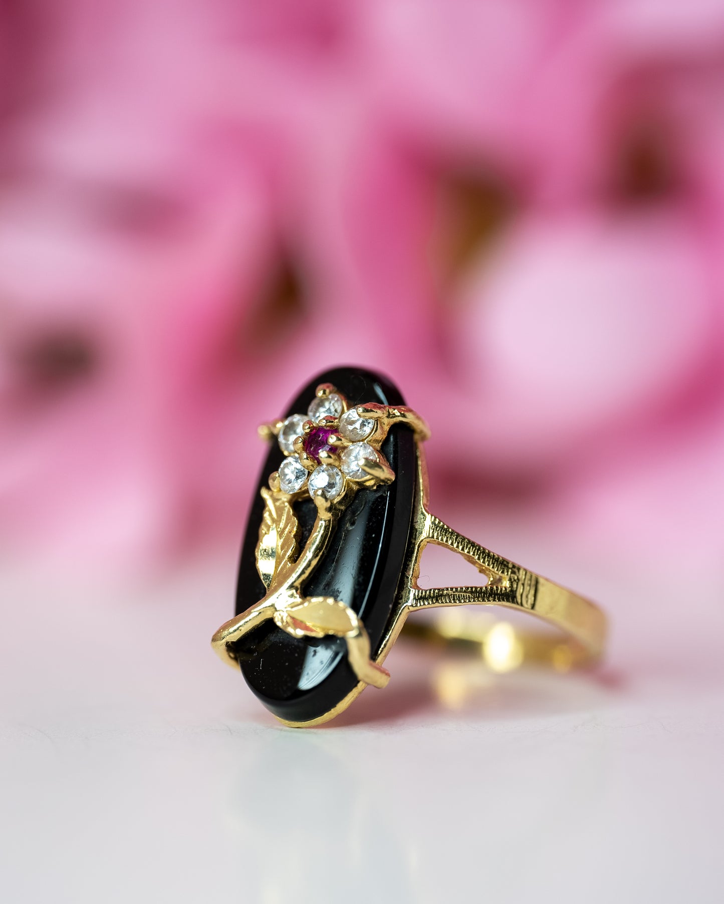 14kt Flower Ring