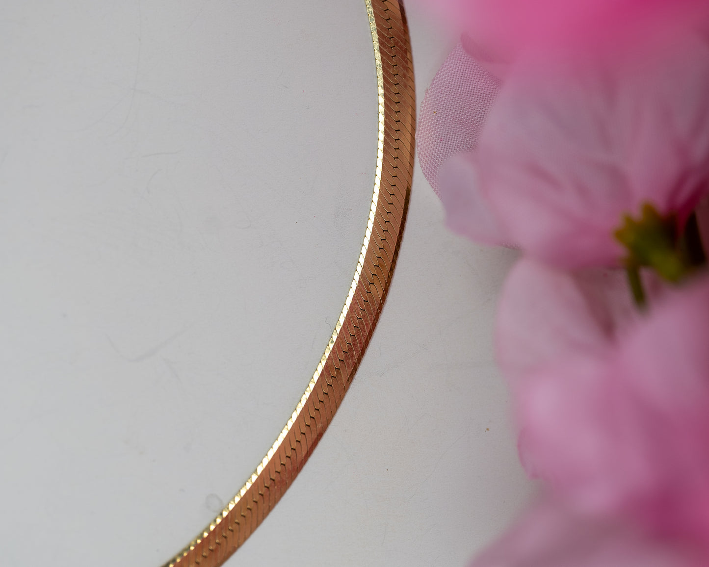 14kt Herringbone Chain