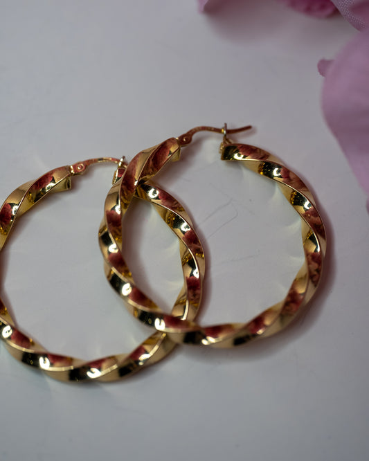 14kt Creole Hoops