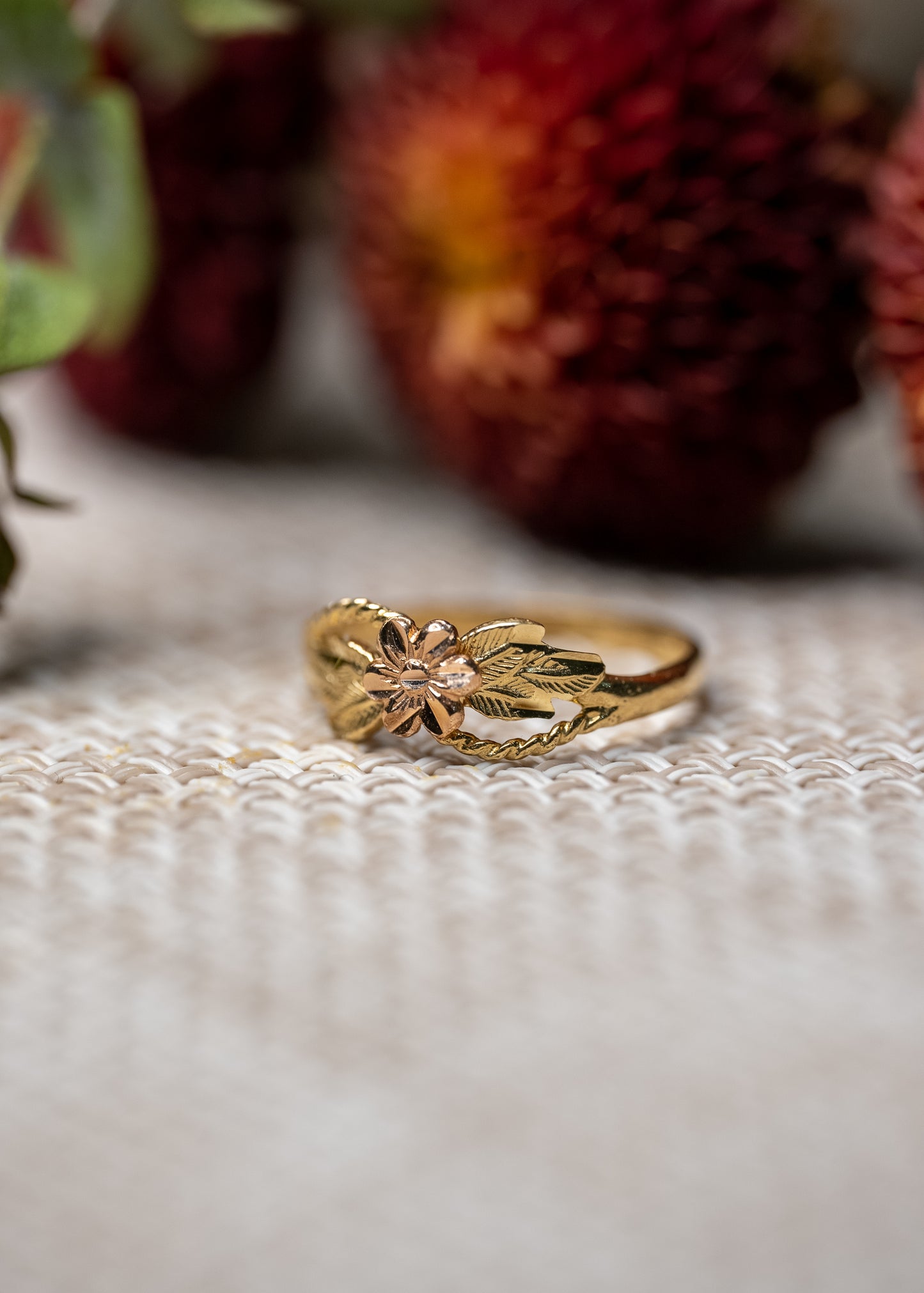 14kt Two-Tone Rose Ring