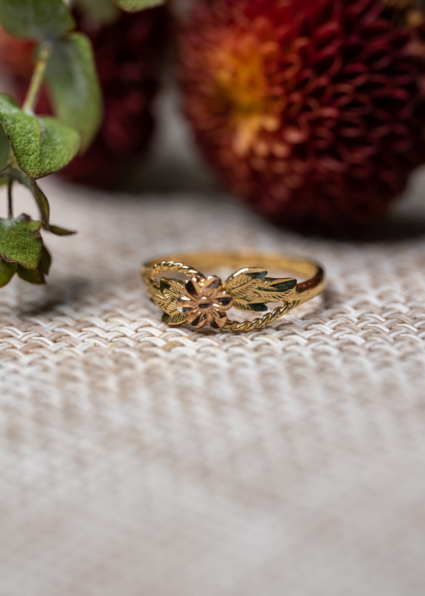 14kt Two-Tone Rose Ring