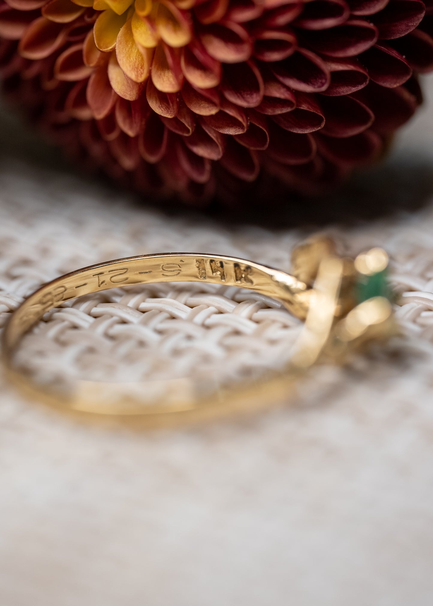 14kt Emerald Ring