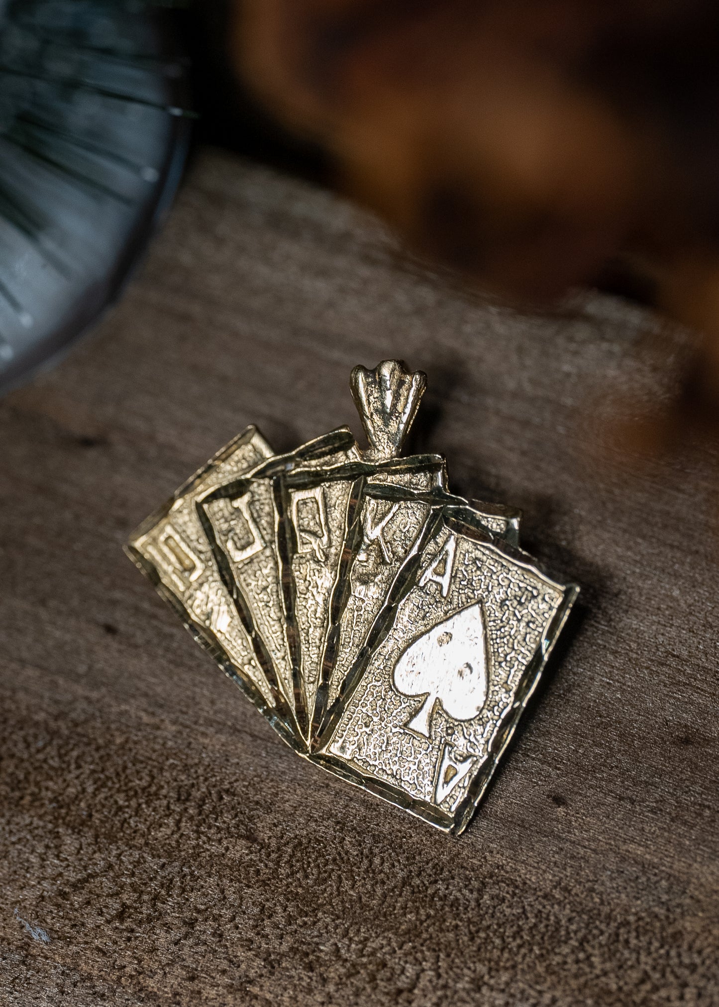 14kt "Royal Flush" Pendant