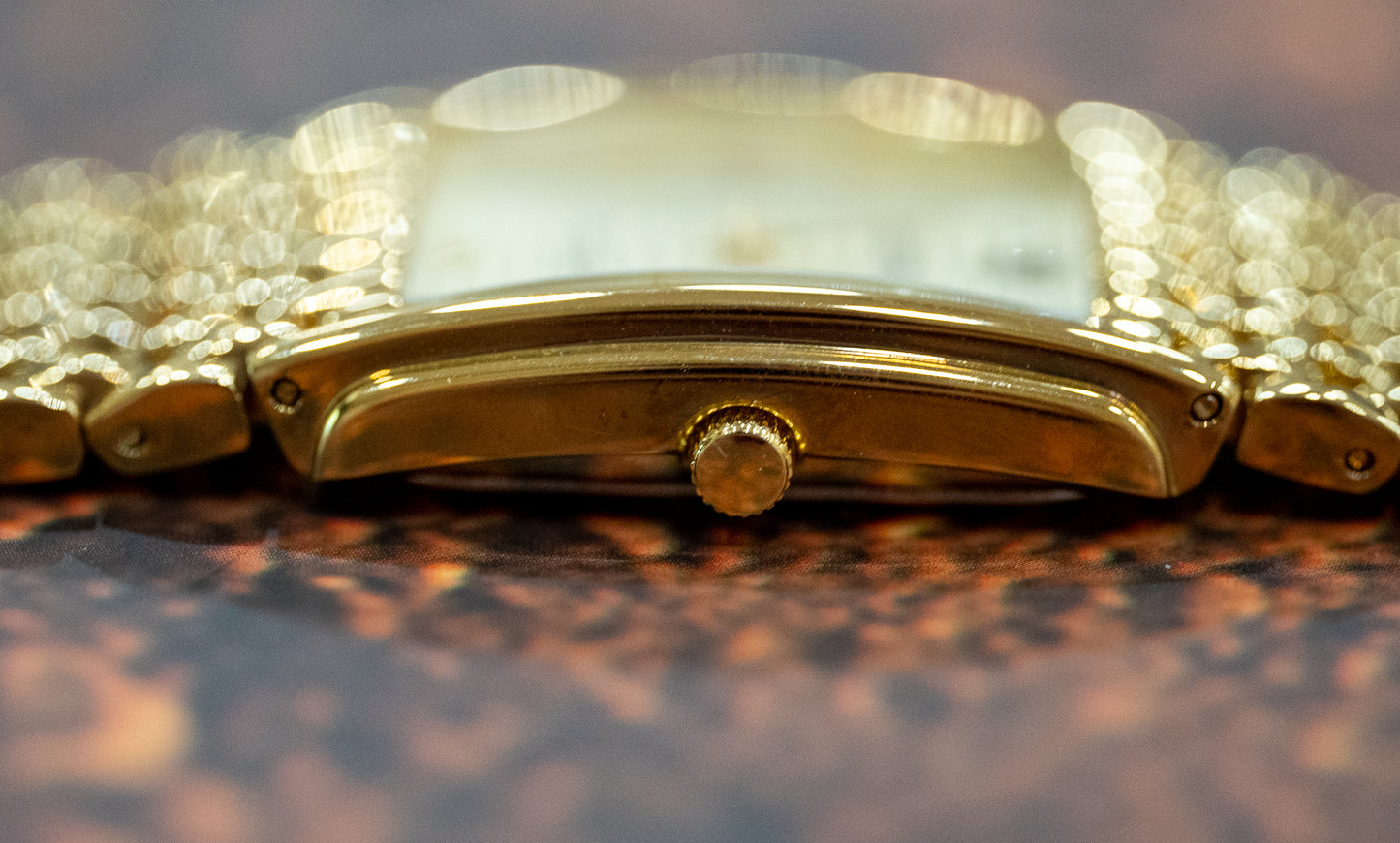 NOS Gold-Tone Benrus Diamond Quartz