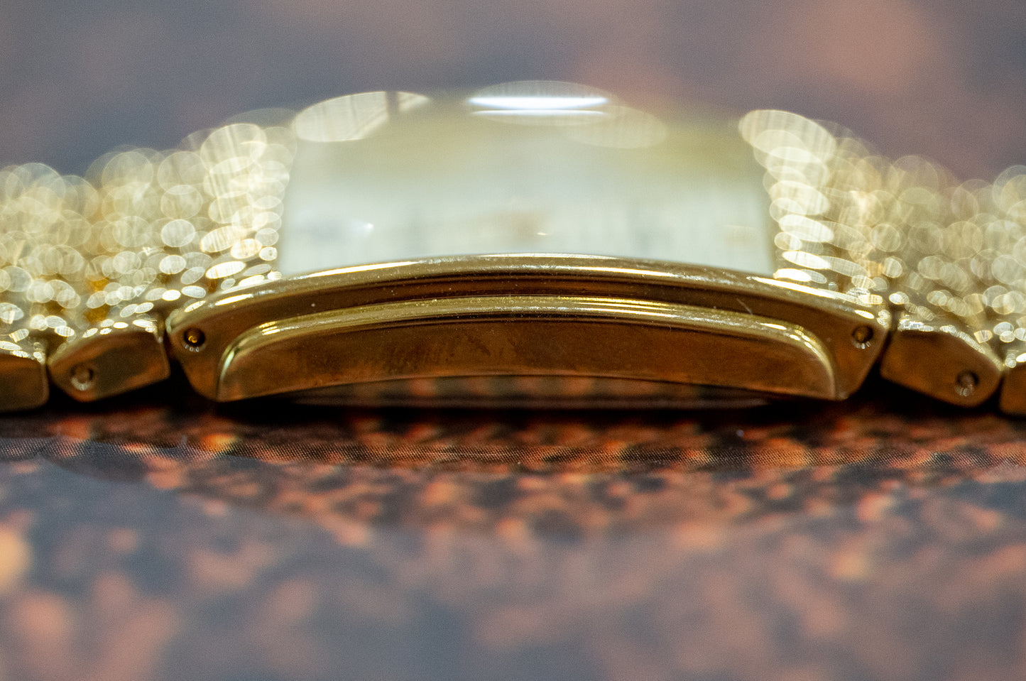 NOS Gold-Tone Benrus Diamond Quartz