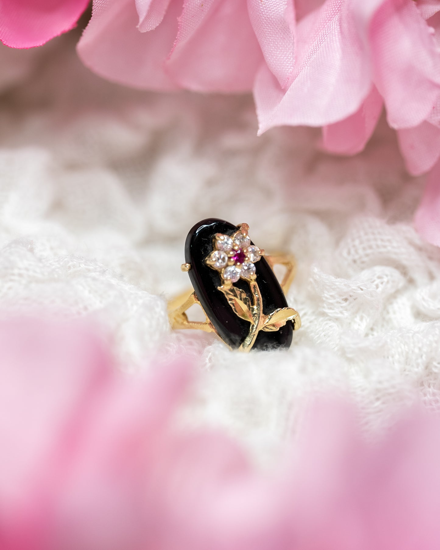 14kt Flower Ring