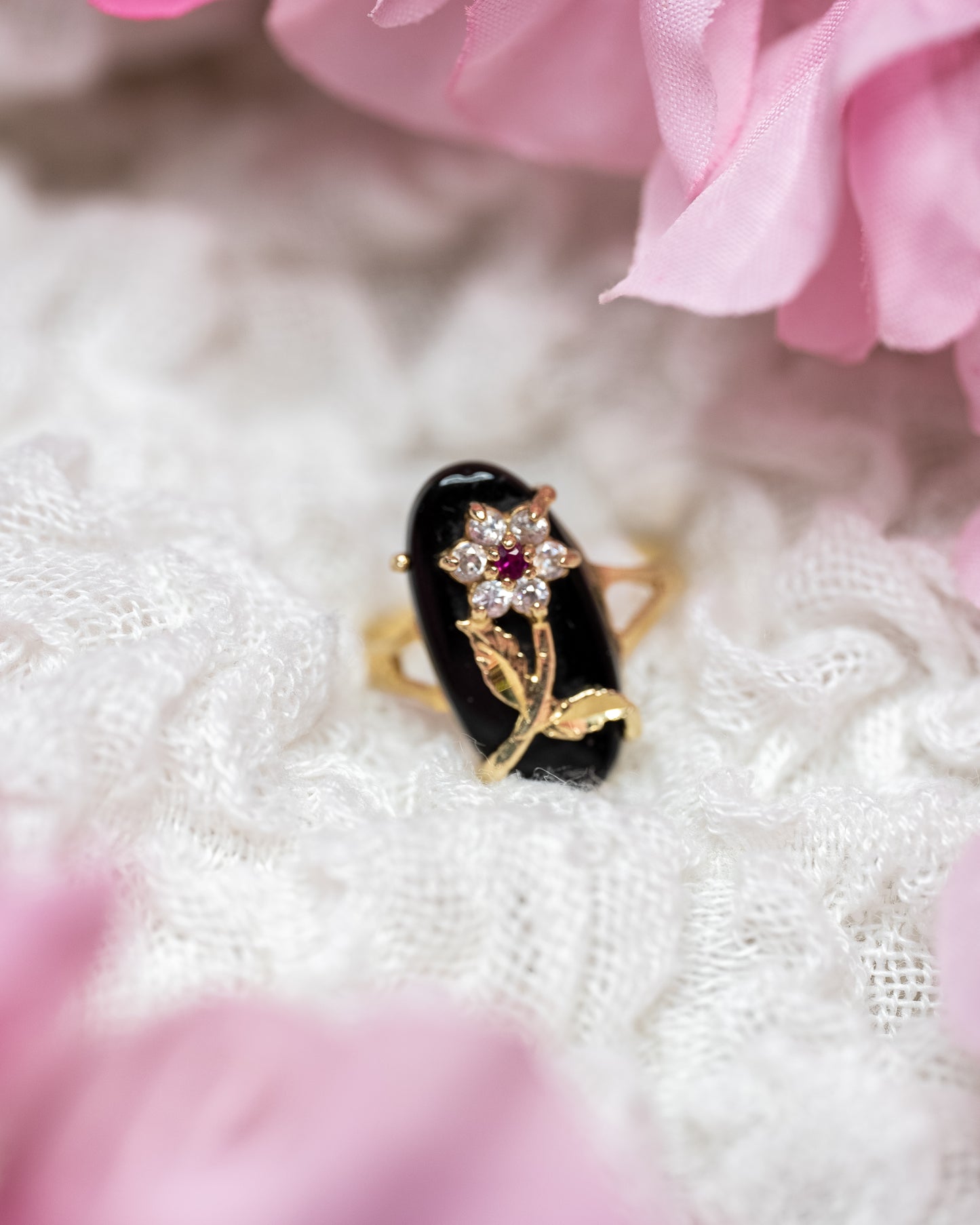 14kt Flower Ring