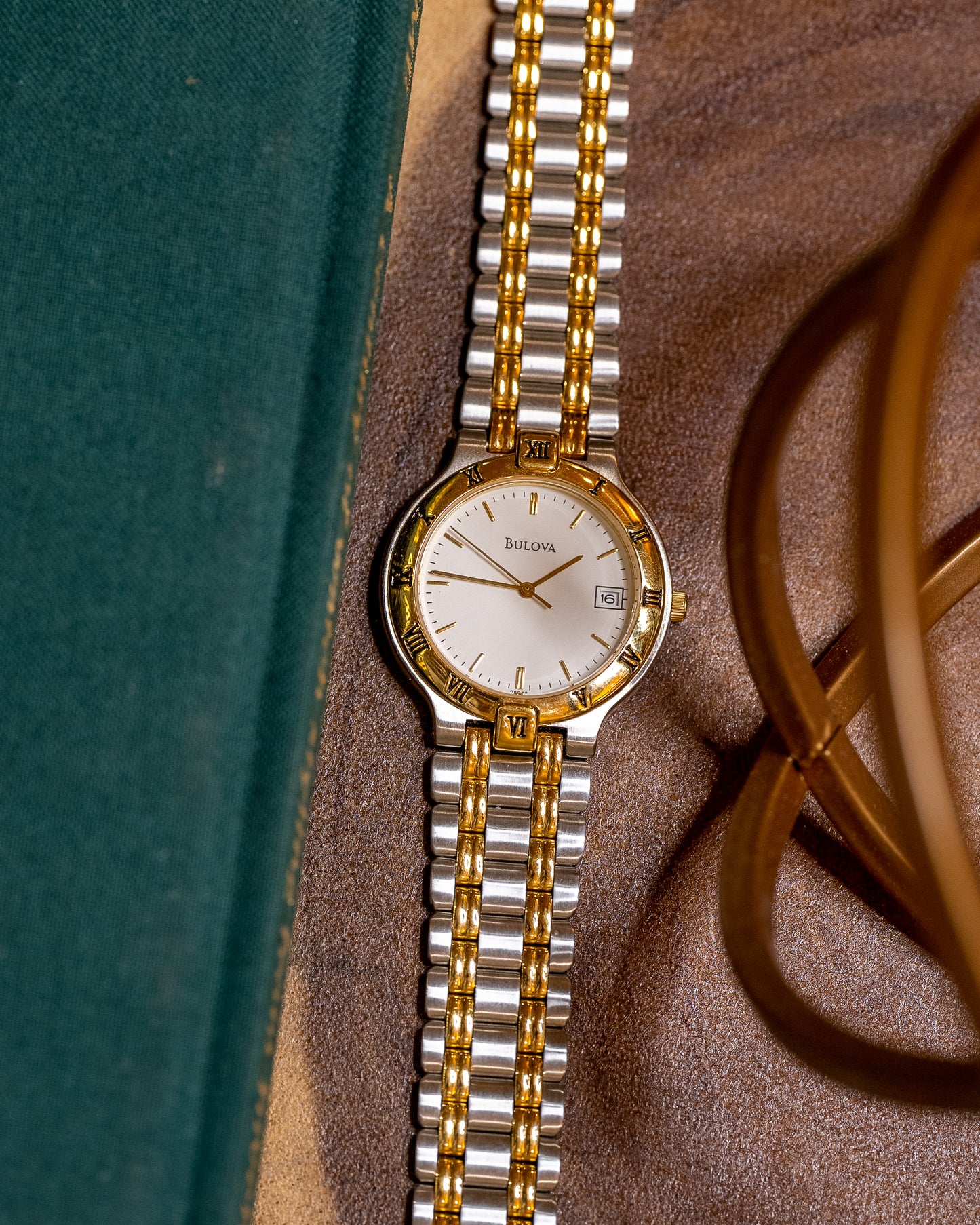 NOS Vintage Two-Tone Round Bulova