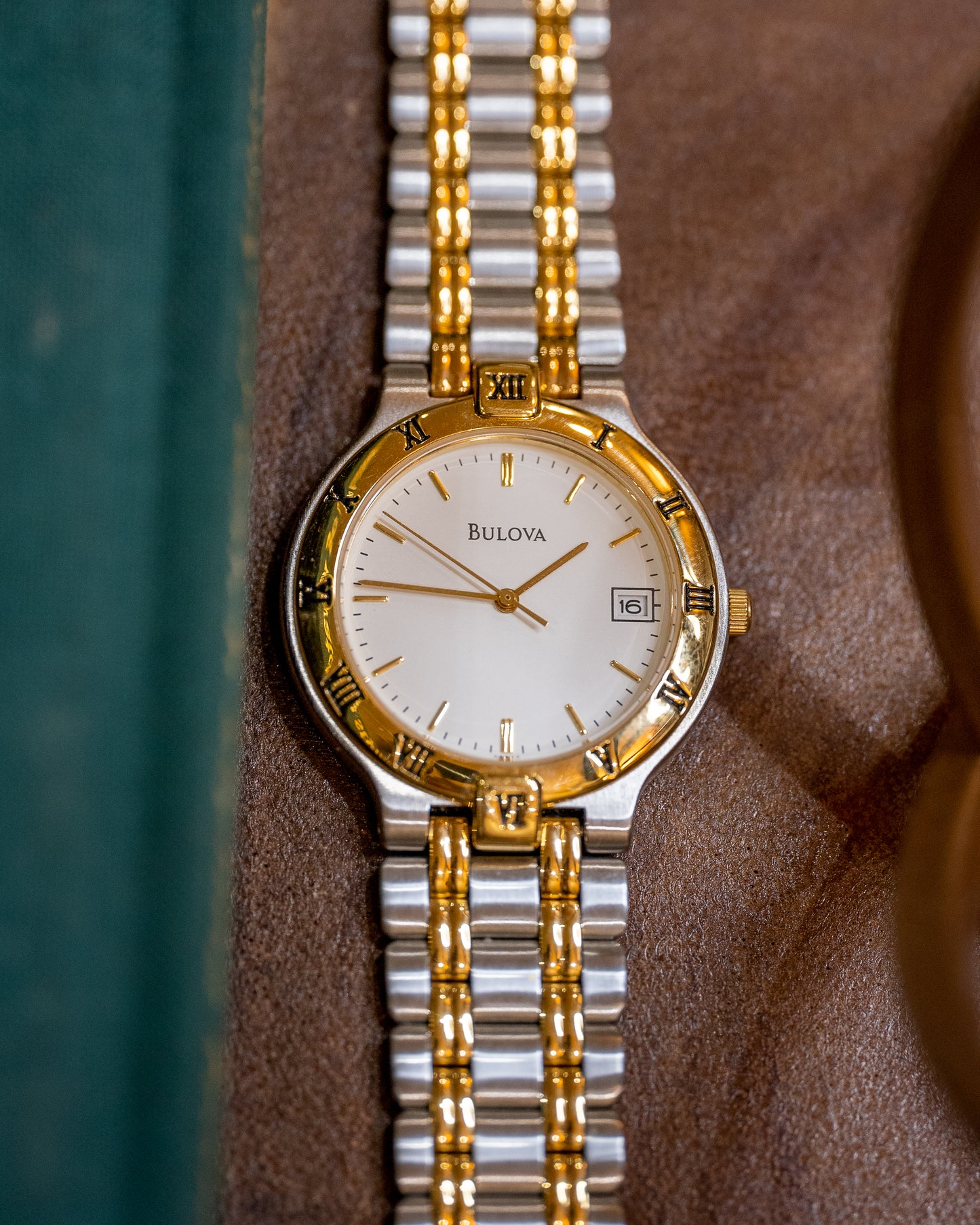 NOS Vintage Two-Tone Round Bulova