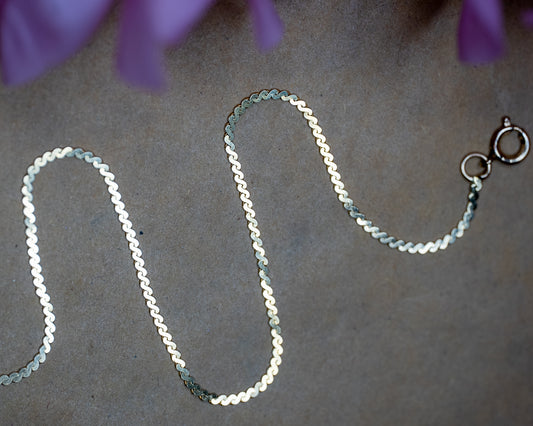 14kt Serpentine Link Bracelet